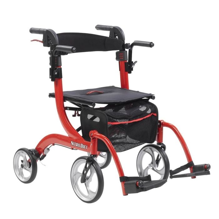 Nitro Duet Rollator as a Transport Chair